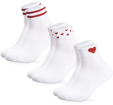 Occulto Damen Motiv Quarter Socken 3er Pack (Modell: Gianna), Halbhohe Sneaker Socken