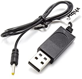 vhbw USB Ladekabel kompatibel mit Starkid IR Black Metal Copter 68018 Drohne, Quadcopter - 50cm Ersatzkabel