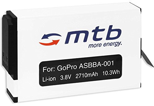 Batterie [2710 mAh / 3.85V / Li-ION] Compatible avec GoPro Fusion/Compatible avec GoPro ASBBA-001