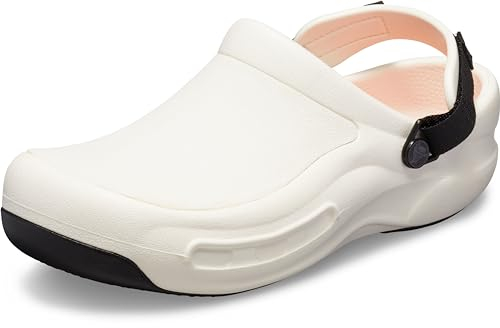 Crocs Unisex Clogs, White, 11 UK Men / 12 UK Women