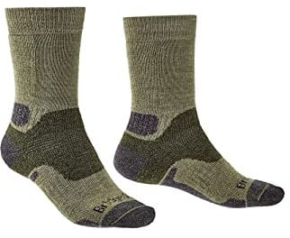 Bridgedale HIKE Midweight Merino Performance Boot Original-Men's- Large-Green