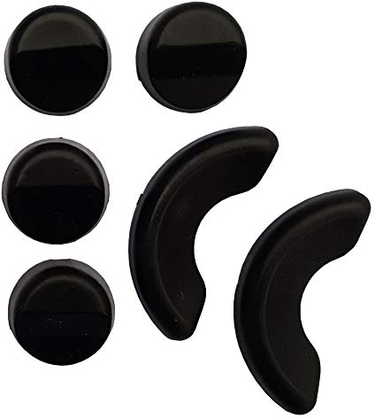 Acclaim Umpire Solid Rubber Bowling Measuring Wedges 6 Set 4 Round 2.8 cm x 1.5 cm 2 Semi Circle 6 cm x 2.5 cm