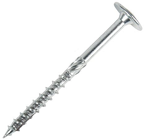 Vis charpente à tête large STIER, 50 pièces, acier, 10x260 mm, acier galvanisé, homologation ETA, vis de construction bois 50 pièces