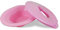 NANANA Sitzbad Bidet Sitzbadewanne Toiletteneinsatz, Bidetbecken Bidet Sitzbecken, 39X37x13cm,Pink
