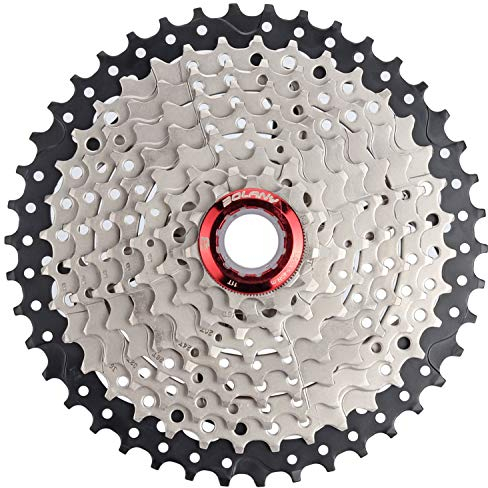 BOLANY 8/9/10 Fach Kassette 11-25T/32T/36T/40T/42T/46T/50T, Bicycle Speed Cassette Geeignet für MTB Fahrrad, Rennrad, Leichtes Freilaufritzel, kompatibel mit Shimano, SRAM, Sunrace