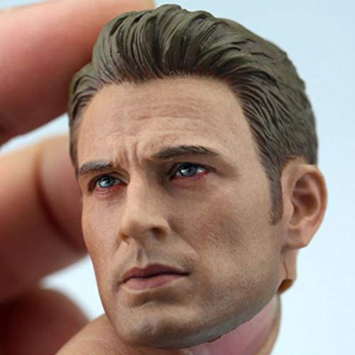HiPlay 1/6 Scale Male Figure Head Sculpt, Handsome Men Tough Guy, Doll Head for 12 Action Figure Phicen, TBLeague HS008(C)