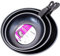 NTI 3 Pcs Prima Non Stick Frying PAN Set | 20, 25 & 30 cm | Kitchen COOKWARE | Home Chef | Breakfast Lunch Dinner Cooking | Combo Frying & Grill PAN UK Free P&P, Black