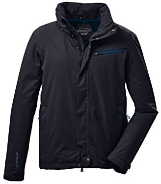 killtec Herren Funktionsjacke mit einrollbarer Kapuze, packbar KOS 26 MN JCKT, dunkelnavy, M, 38288-000