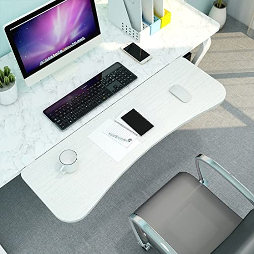 LLYLAY Tastaturablage mit Klemme,Erweiterung für Schreibtisch,Ergonomische Schreibtisch-Verlängerung, ausziehbar, Faltbare Tastatur-Schubladenablage, Tisch-Halterung, Armlehne, einfache Installation