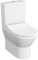 Vitra - Integra 9859-003-7202 WC-Garnitur, ohne Flansch, mit Absenkautomatik und Tank, Weiß (9859-003-7202)