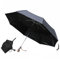 ThreeH Regenschirm mit automatischem Öffnen und Schließen, cooler Totenkopf-Griff und bedrucktes Skelett-Baldachin, Regenschirm, UV-Schutz, tragbar, leicht, 3 Falten, Schwarz