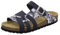 AFS-Schuhe 2122 Damen Pantoletten aus echtem Leder, hochwertige Hausschuhe für Frauen mit Eva-Sohle, Made in Germany (40 EU, Marga Navy)