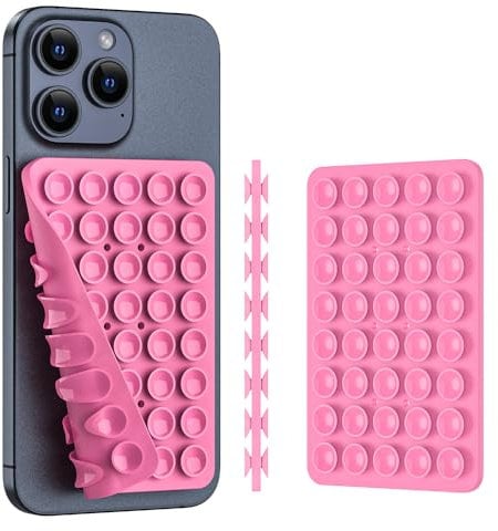 CMZZ Silikon-Saugnapfhalterung (kompatibel mit iPhone und Android-Handyhülle, Freisprecheinrichtung für Selfies und Videos) Fidget-Spielzeug-Geschenk