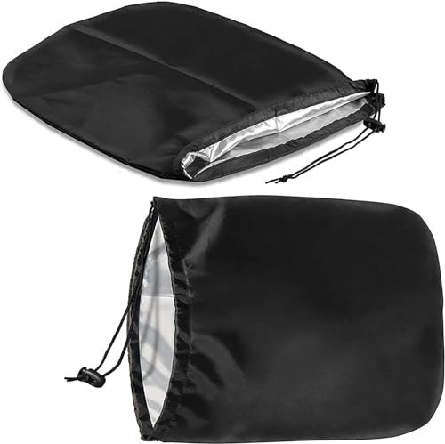 LAMAME Für Toyota Landcruiser J12 2002-2009 1 Paar Frostschutz Spiegel Abdeckung,420D Oxford Wasserdicht Schneeschutz Auto Außenspiegel Frostabdeckung Auto Spiegel Zubehör