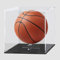 UoYeet Basketball Vitrine mit Ballhalter, klare Display-Box für Basketball in Originalgröße, Präsentation von Sport-Memorabilien