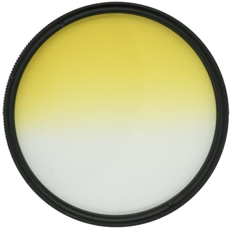 Pro Glass 72 mm HD MC Verlaufsfilter Gelb für Sony FE 100 mm f/2.8 STF GM OSS Objektiv (SEL100F28GM) – 72 mm Gelbfilter, 72 Verlaufsfilter