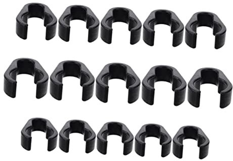 Toyvian 45pcs Flexible Cable Clamp for Mic Pole Microphone Clip Stand Cable Organizers for Xlr Gaming Mic