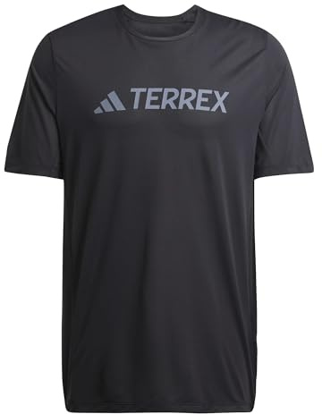 adidas Men's Terrex Multi Climacool Logo Tech T-Shirt, Black, XL