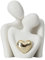 Arivend Mini Couple Statue Abstract Sculpture Home Decor Knick Knacks Couples Love Office Show Pieces White A