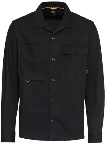 camel active Herren Overshirt aus Reiner Baumwolle