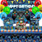 Video Game Party Decorations, 53pcs Gamer Birthday Decorations for Boys, Gaming Party Decorations Including Party Plate Set, Cake Deco, Balloons Tablecloths Banner, for Birthday Children Party