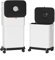 TODAYGO Large Kitchen Trash Can Trash Bin with Wheels (WHITE1), Adjustable Height & Capacity, 20L - 45L Rolling Garbage can with Lid