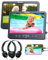 GOnavidio 10.5 Lecteurs DVD Voiture 2 ecrans intependent, HDMI Input Ecran d'appui tête,ecran Voiture Enfant Enfant en Voyage Support AV in/Out