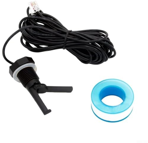 Minhe GLX-FLO-RP Pool-Durchflussschalter für Schwimmbäder, Kunststoff-Flügel-Durchflusssensor mit 20 mm Sensorlänge, 0,8 MPa Druckfestigkeit, ± 1 % Genauigkeit (blau)