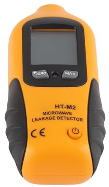 ZASCHMOY HT M2 Digitaler LCD-Mikrowellen-Leckagedetektor – Hohe Genauigkeit, Tragbarer Tester Zur Überwachung des Strahlungsniveaus in Mikrowellenöfen, 0–9,99 mW/cm² Messbereich, Alarmmeldungen