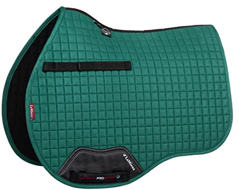 LeMieux Unisex Prosport Suede Square Gp Sattelpolster, pfau, S/M