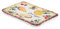 italienische Keramik rechteckiger Formaggio Teller 35x24 cm
