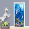 XXXCH 3D Türaufkleber 80X200CM Kinder Wandbild Delfin Türtapete selbstklebend TürPoster - Fototapete Türfolie Poster Tapete Meer Aufkleber DIY Selbstklebende Wandbild PVC Wasserdichte Tapete