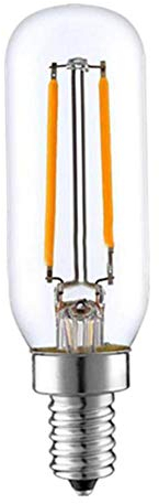 YANPH 2 Unids 3W T25 Led Extractor Campana Extractor Lámpara Blanco frío/Luz Blanca cálida E14 Tornillo pequeño 220V 120Lm