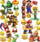 Super Mario Wandtattoo für Schlafzimmer Jungen und Mädchen 2 Blatt super mario Pattern 750mmX 350mm