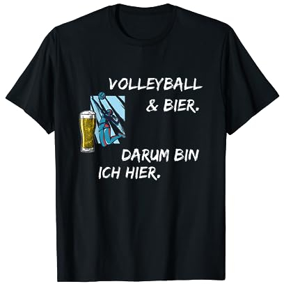 Volleyball Spruch Lustig Beachvolleyball Aufschlag Trikot T-Shirt