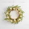 Lights4fun 43cm Blumenkranz mit Margeriten und 50er Micro LED Lichterkette Frühlingsdeko Deko Frühling Türkranz