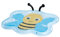 Intex 58434NP - Aufblasbarer Baby-Bienen-Pool, Vinyl, Mehrfarbig, 127x102x28 cm
