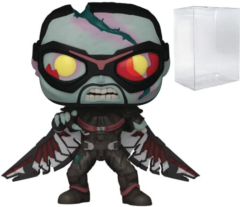Marvel: What If? - Zombie Falcon Pop! Vinyl Figure (Bundled with Compatible Pop Box Protector Case)