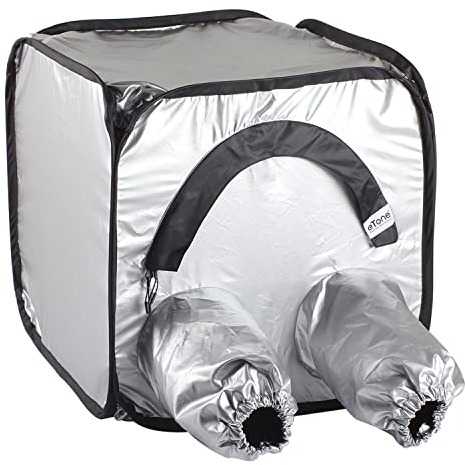 eTone Tragbarer Filmwechselraum mit Schnellverschluss, großformatige Film Wechseltasche, Film Wechselzelt, faltbar, zum Laden von 4X 5, 5x7 Filmblättern, 120 135 Rollfilmentwicklungsgeräten