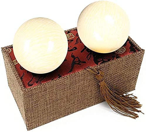 KDOQ Baoding Bälle Chinesische Übungsbälle Chinesische Gesundheitsbälle Handball/Chinesische Gesundheit Meditationsball/Übungsmassagebälle Meditation Feng Shui Ball, Feng Shui Massage E