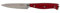 Cofan Puntilla de Cocina con forjado francés| En Color Rojo | Medida de la hoja de 9 cm