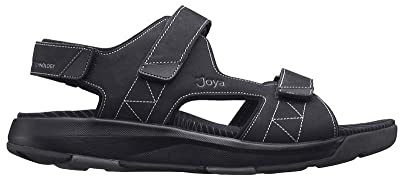 JOYA Alexander Dark Blue - Elegante Outdoor-Sandale aus Nubukleder mit weich gepolstertem Neoprenfutter und verstellbaren Verschlüssen an Ferse