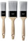 Maverick 290 Series S Paint Brushes 3PK Professional Straight Cut Twista Head with FSC Wood 3 piece pack set 1.5, 2, 2.5