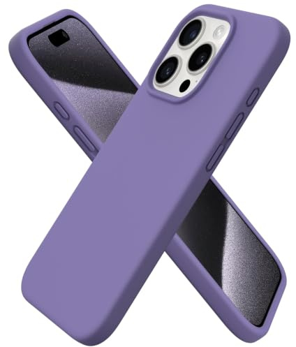 ORNARTO Compatible with iPhone 15 Pro Case 6.1,Liquid Silicone Slim Cover | Shockproof Protection,Comfortable Grip,Precise Cutouts,Responsive Buttons,Smooth Finish,Camera Protection