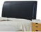 KFBVDR Bettkopfteil Hussen Elastische All-Inclusive Staubdichte Schutzhülle für Schlafzimmer Kopfteil Betthusse (Schwarz, 180cm)