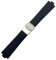 UsmAsk 24 mm x 11 mm Silikon-Gummi-Armband, passend for Oris Aquis Uhrenarmband, konvexes Armband, Edelstahl-Sicherheitsschnalle, Handgelenk-Armband, Schwarz (Color : Black, Size : 24mm-11mm)