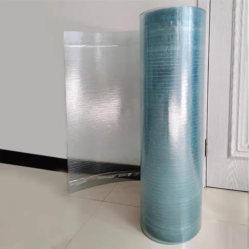 Paneles de Tejado Placa de Policarbonato Láminas de Plástico Transparente Resistente a los Rayos UV para Invernadero,Balcón,Toldo Cubierta a Prueba de Lluvia,Fácil de Cortar (0,5m x 2m)