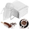 200 Stück Kaffeefilter Camping, Tragbare Drip Coffee Kaffeebeutel Bag mit hängenden Ohr, Drip Coffee Bag Filtertüten Kaffee Filter, Kaffee-Papier-Filter für Reisen, Camping, Zuhause, Büro