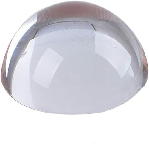 Adornos esféricos Decorativos de Media Bola de Cristal de 8 cm, decoración del hogar, estatuilla, artesanía de recuerdo-01