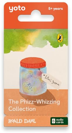Yoto - Roald Dahl: The Phizz-Whizzing Collection – Livre Audio en Anglais à écouter sur boîte à Histoire pour Enfant Yoto Player et Yoto Mini, audioconte 5 Ans et Plus
